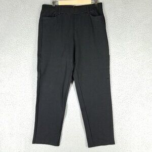 Intro Love The Fit Leggings Women's Large Black Pull On Office Career Stretch